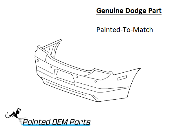 2017 Dodge Charger Rear Bumper Assembly