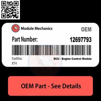 2022 Cadillac XT4 ECU Engine Computer