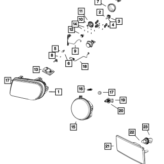 2020 Dodge Charger Headlamp Assembly LH