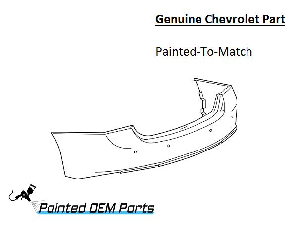 2021 Chevrolet Malibu Rear Bumper Assembly