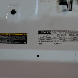 2022 Lexus ES 350 Hood