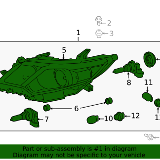 2020 Toyota Camry Headlamp Assembly LH