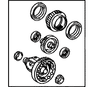 2023 Toyota Prius Rear Differential