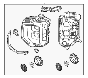 2018 Hyundai Palisade Headlamp Assembly RH