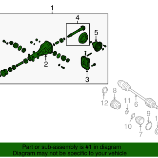 2021 Subaru Legacy Rear Differential