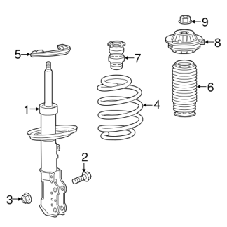 2018 Buick Enclave Front Strut Assembly
