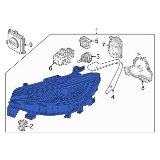 2019 Volkswagen ID.4 Tail Light Assembly LH