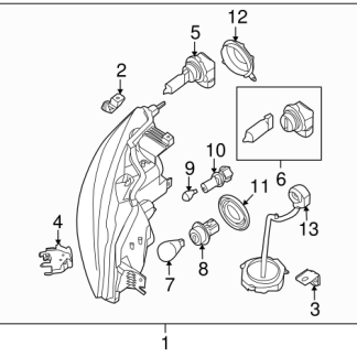 2017 Nissan Maxima Headlamp Assembly RH