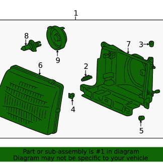 2023 Toyota Tacoma Headlamp Assembly RH