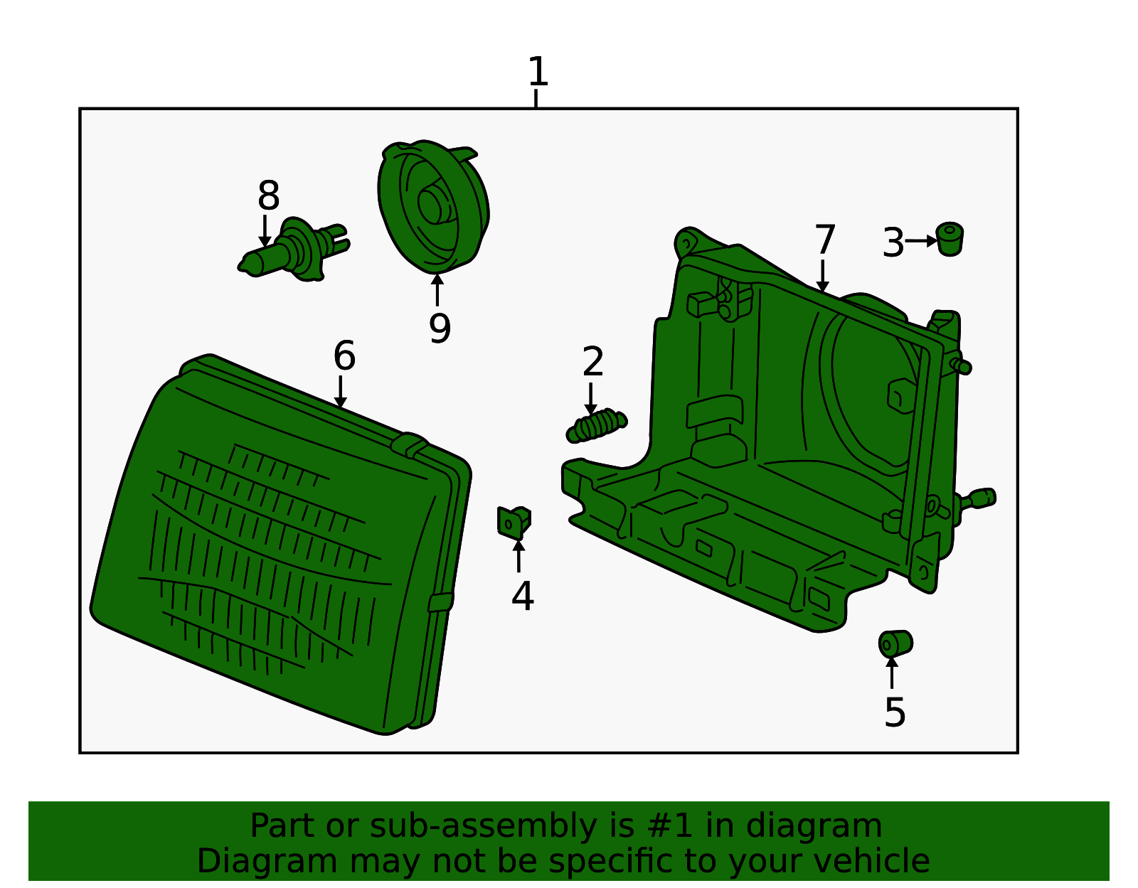 2023 Toyota Tacoma Headlamp Assembly RH