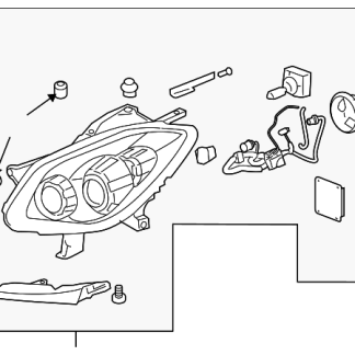 2016 Buick Enclave Headlamp Assembly RH