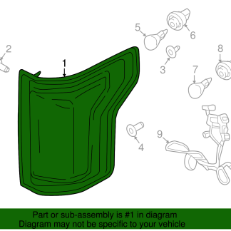 2017 Ford F-150 Tail Light Assembly LH