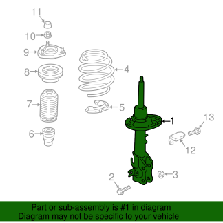 2018 Mazda CX-9 Front Strut Assembly